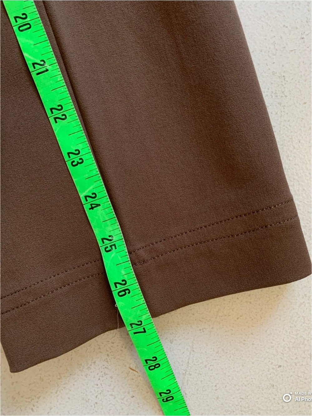 Everlane Cocoa Brown Bi-Stretch Utility Pant Size 00 NWT Fall Casual - Picture 17 of 17